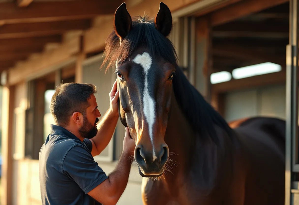 cheval géant